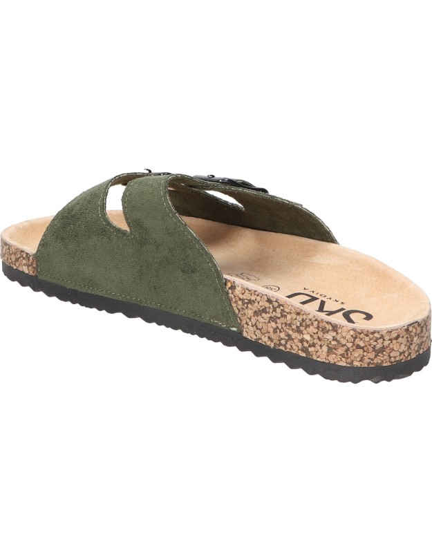 Sandalias planas para mujer SKYDIVA RT verde khaki