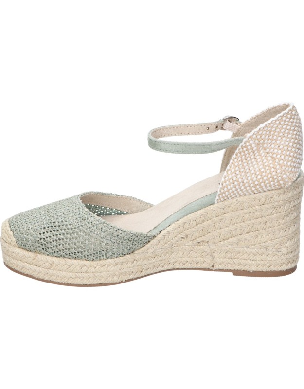 Alpargatas con cuña para mujer SKYDIVA Match verde