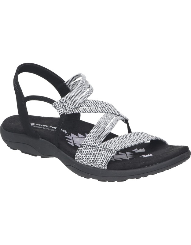 Sandalias color negro de cómodo SKECHERS 41180-bkw