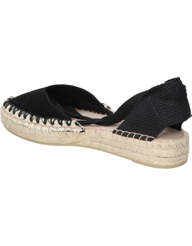 Alpargatas planas para mujer SKYDIVA Besty negro