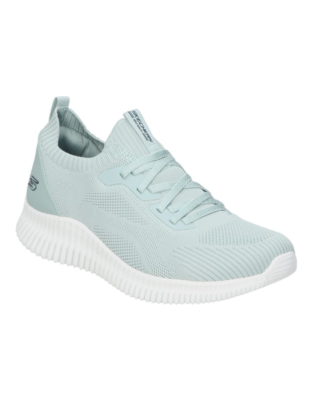 Zapatillas veganas para mujer SKECHERS Bobs Geo Lite 117427-SAGE verde