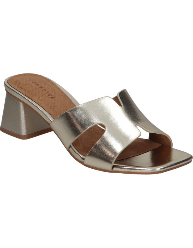 Sandalias de tacón para mujer SKYDIVA Mood color oro