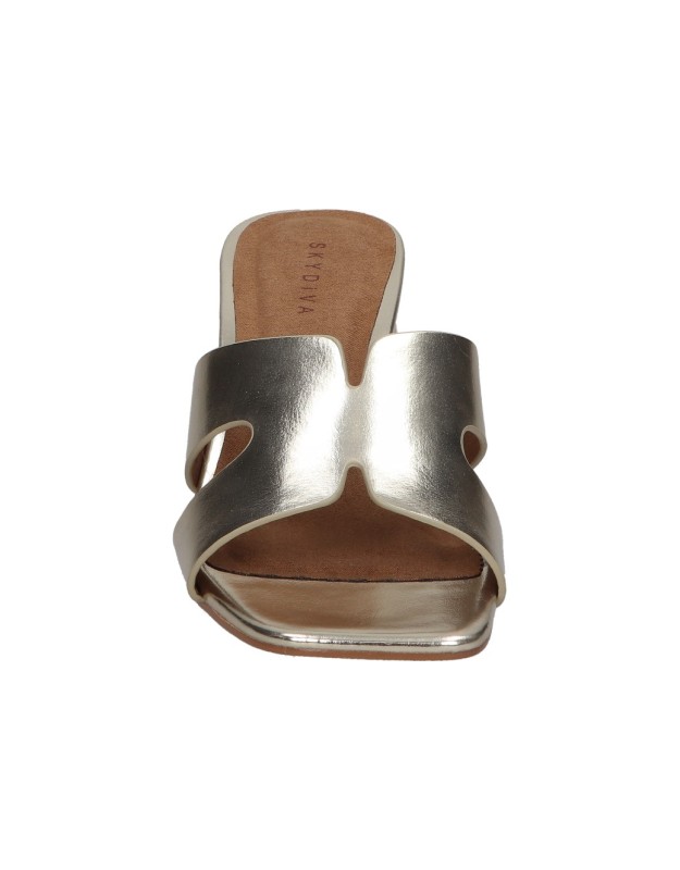 Sandalias de tacón para mujer SKYDIVA Mood color oro