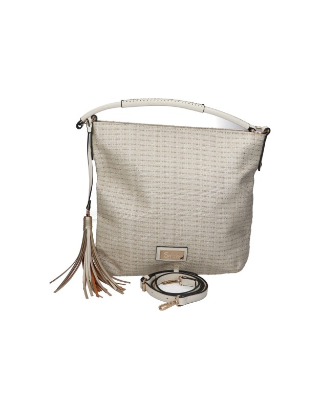 Bolso bandolera para mujer SIMOSASTRE S1050 beige