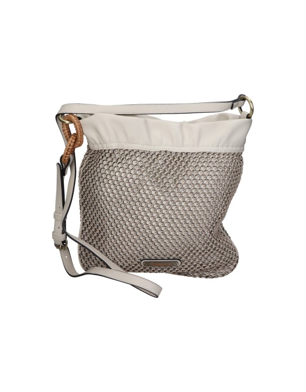 Bolso bandolera para mujer SIMOSASTRE S1053 beige