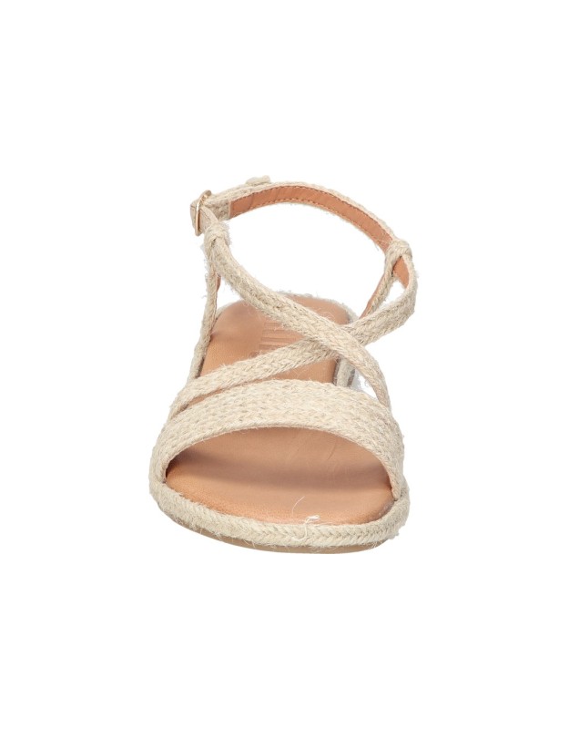 Sandalias planas para mujer MUSTANG Anais 54493 beige