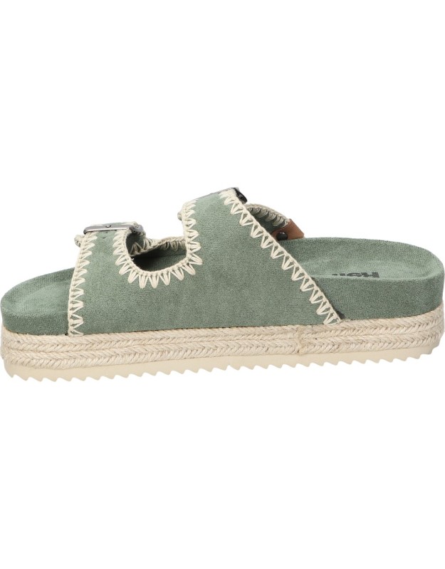 Sandalias veganas con plataforma para mujer REFRESH 171950 verde