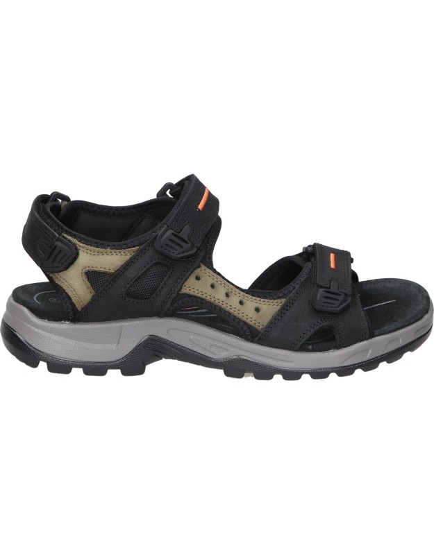 sandalias de piel para hombre vicmart 324-5 negro 44