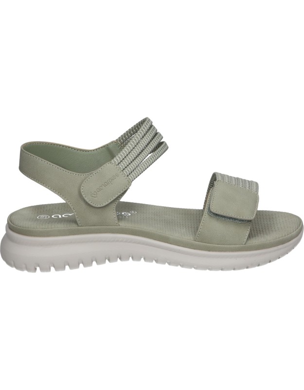 Sandalias planas para mujer AMARPIES ABZ26586 verde