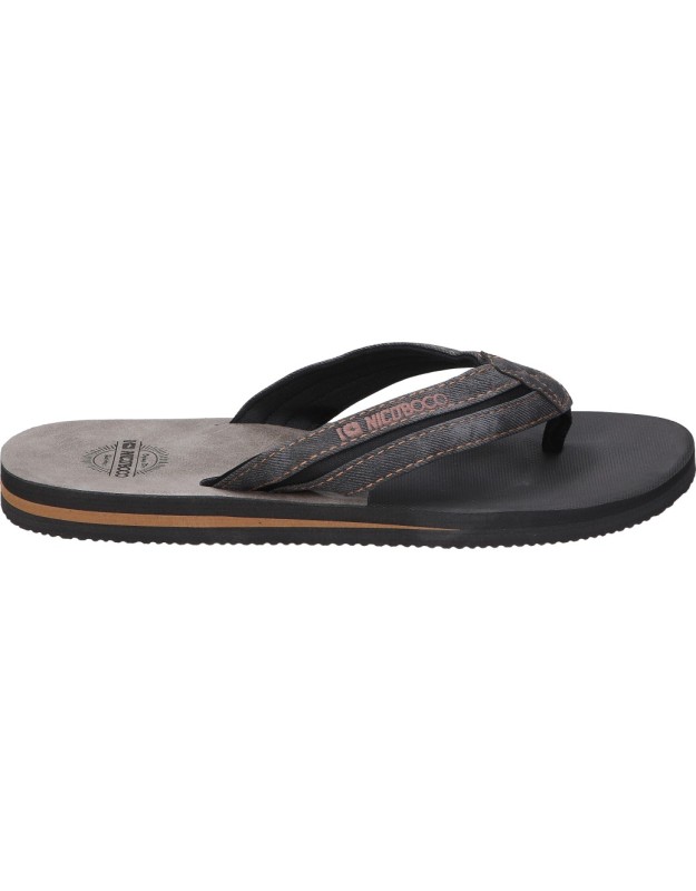sandalias de piel y de dedo para hombre nicoboco surcony negro 40