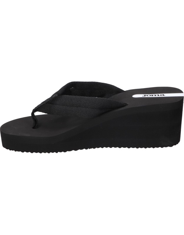 Sandalias de dedo con cuña para mujer JOMA Verena SVERLS2501 negro