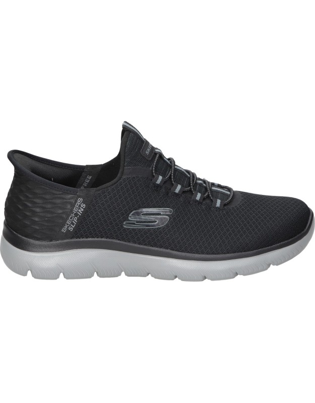 Zapatillas veganas para hombre SKECHERS Slip-ins Summits High Range 232457-BKCC negro