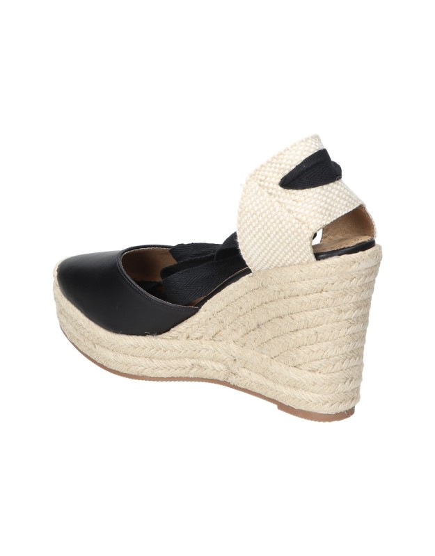 Alpargatas con cuña para mujer CORINA M4297 negro