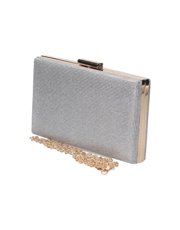 Bolso de mano elegante MISS sv2406a-2 plateado
