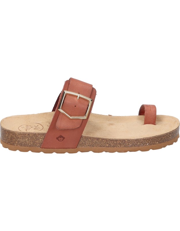 Sandalias de piel THE HAPPY MONK Pompeya-018 marrones