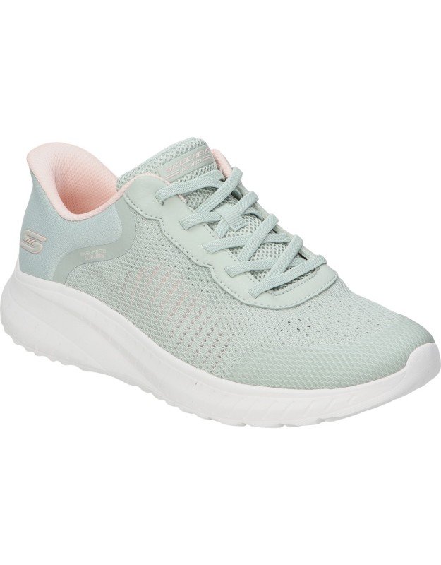 Zapatillas Skechers Slip Ins Bobs Sport Squad Chaos en verde
