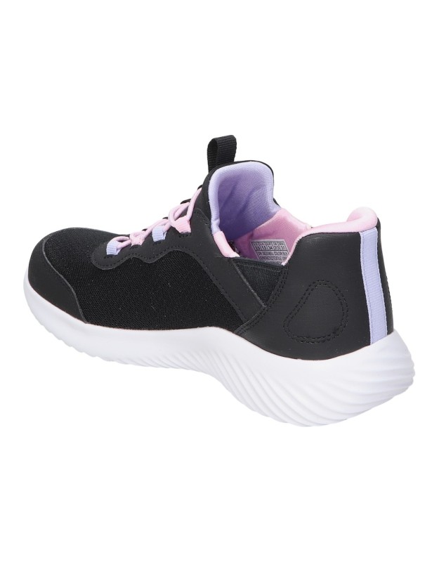 Zapatillas para niña SKECHERS Slip-ins Bounder 303585L-BLK negro