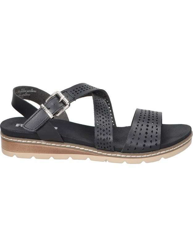 sandalias veganas de cuna para mujer refresh 172848 negro 38