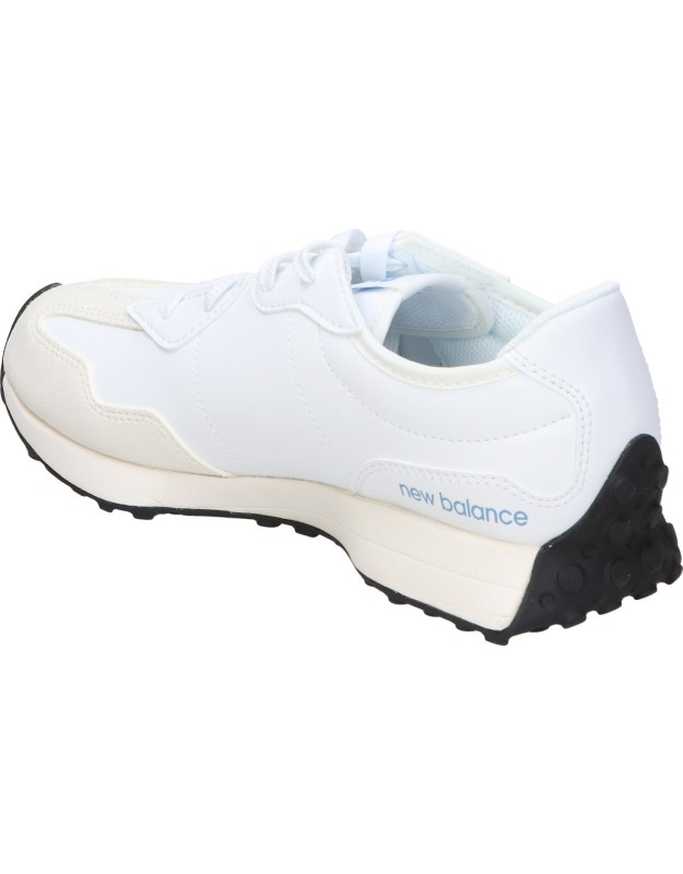 Zapatillas NEW BALANCE GS327SW blanco y azul cielo