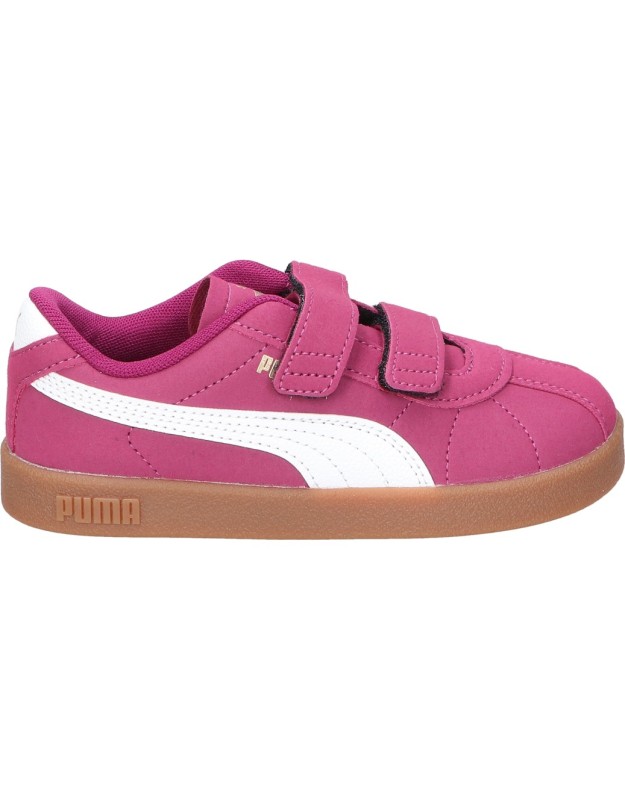 zapatillas infantiles puma club ii era v ps 402299-11 rosa 22