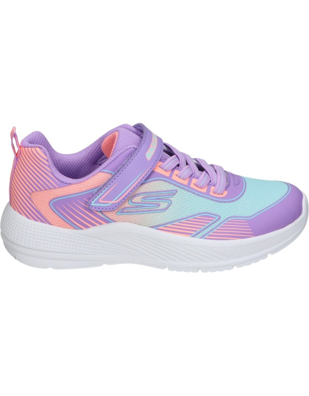 zapatillas para nina skechers microspec advance oasis point 303657l-lvmt multicolor 33