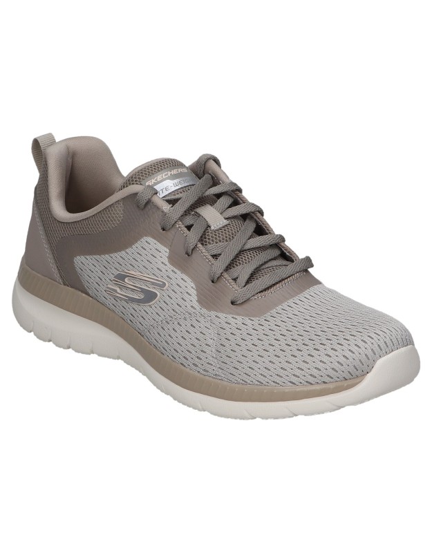 Zapatillas para mujer SKECHERS Bountiful Quick Path 12607-TPE color taupe
