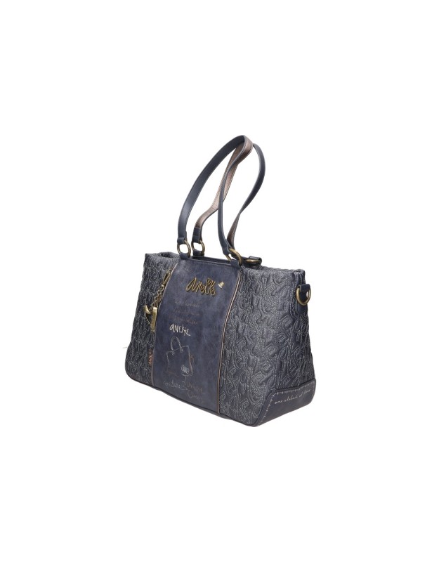 Bolso con asas para mujer ANEKKE 41851-406 azul marino
