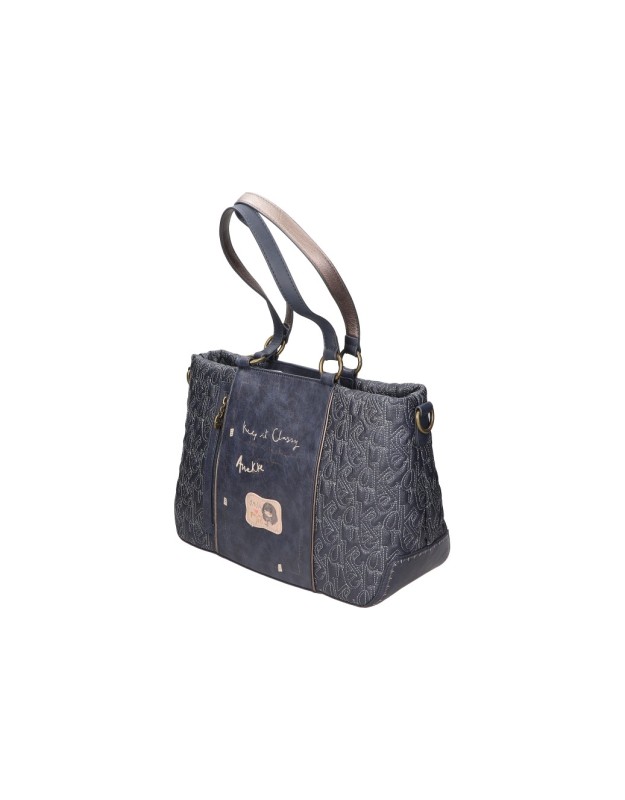 Bolso con asas para mujer ANEKKE 41851-406 azul marino