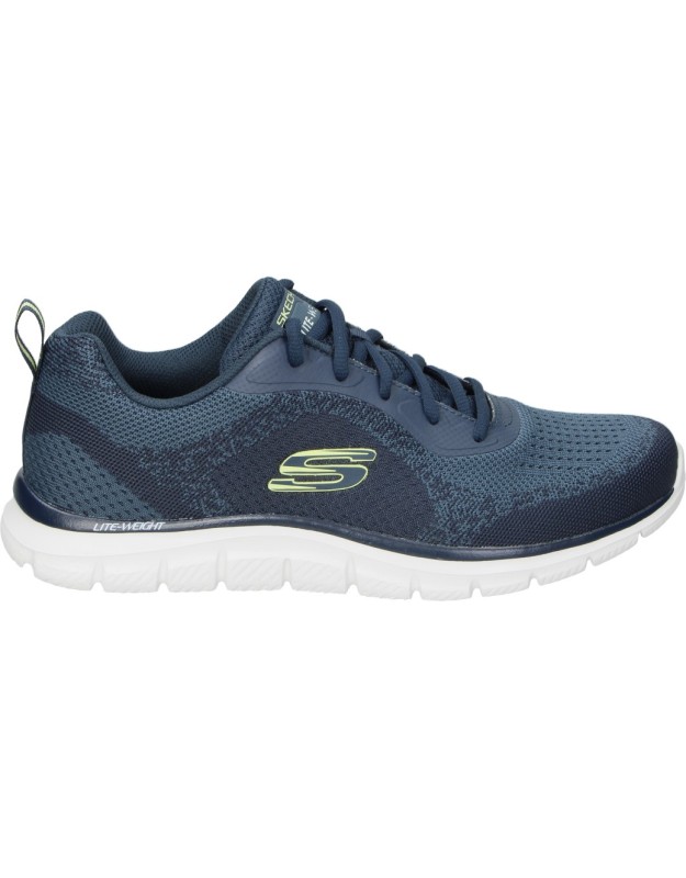 Zapatillas veganas para hombre SKECHERS Track Glendor 232699-NVLM azul marino