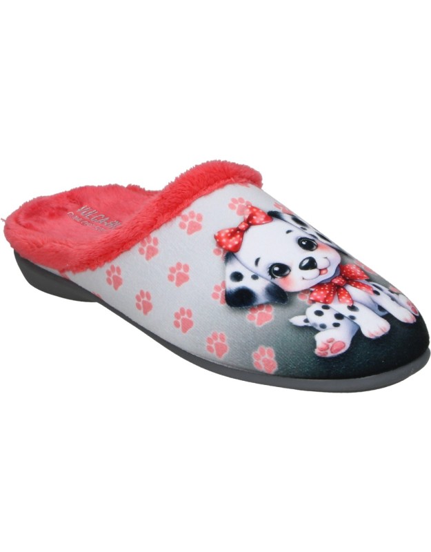 Zapatillas de casa para niña VULCA-BICHA 1289 rosa