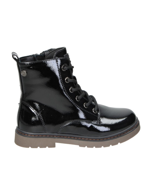 botines militares veganos para nina xti 151327 negro 29