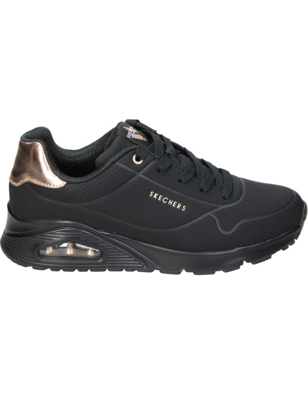 zapatillas para mujer skechers uno gen1 shimmer away 310545l-bbk negro 38