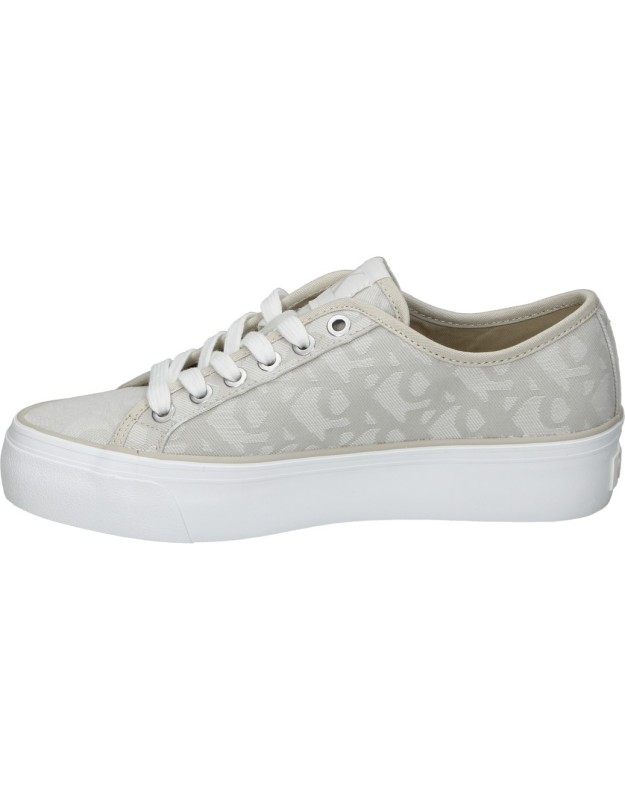 Zapatillas con plataforma para mujer CALVIN KLEIN Jacquard W019650GA beige