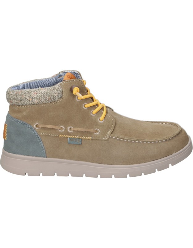 Bottines Mustang Couleur Taupe Argenté - Pointure 39 - Occasion - Style Bottillon En Tissu Pour Femme