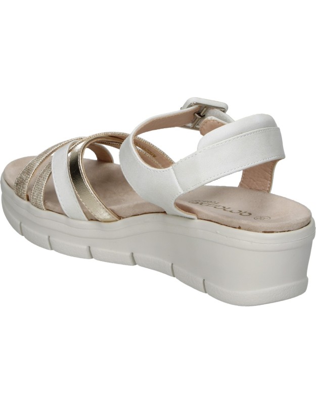Sandalias con cuña para mujer AMARPIES ABZ26552 blanco