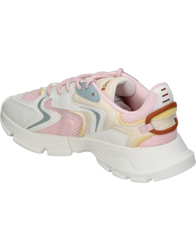 Zapatillas con plataforma para mujer LACOSTE L003 Neo 50SUJ0016 multicolor rosa