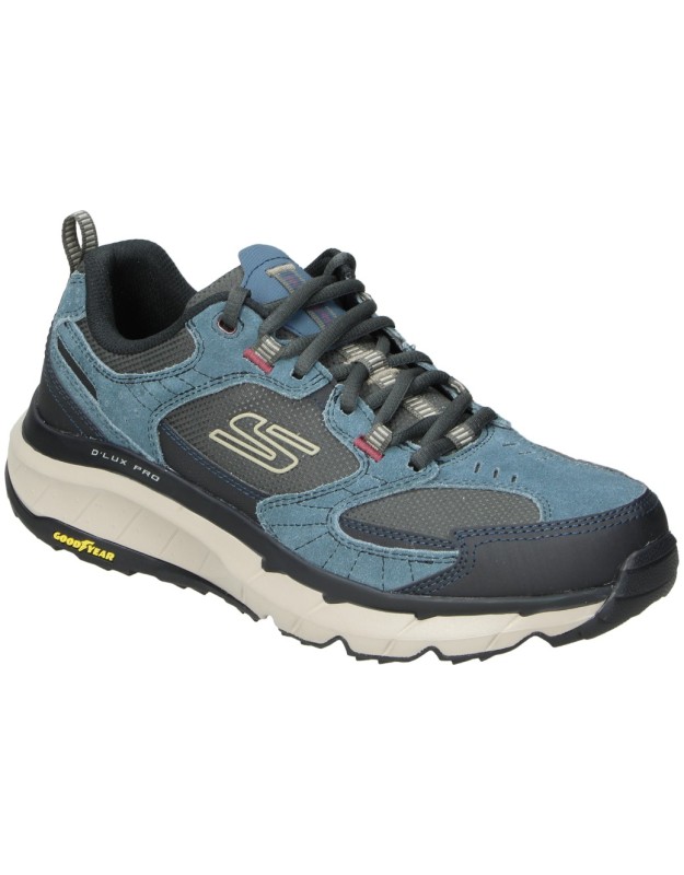 Zapatillas de trekking para hombre SKECHERS D'Lux 237755-DKNV azul