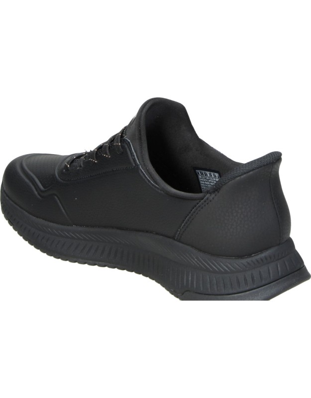 Zapatillas para mujer SKECHERS Slip-ins Bobs Squad 4 Staple Look 117740-BLK negro