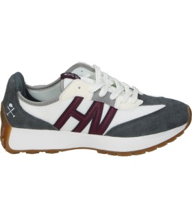 Zapatillas HARPER&NEYER AGP gris y burdeos