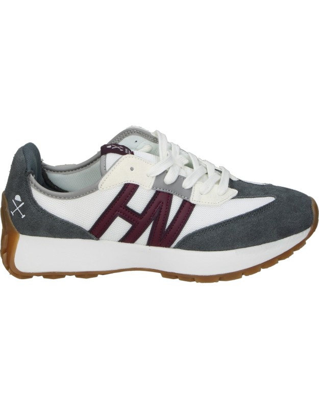 Zapatillas HARPER&NEYER AGP gris y burdeos