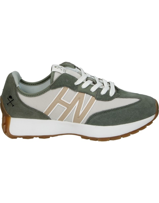 Zapatillas verdes HARPER&NEYER AGP con detalles