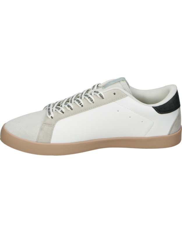 Zapatillas HARPER&NEYER Superbowl blancas con gris y negro