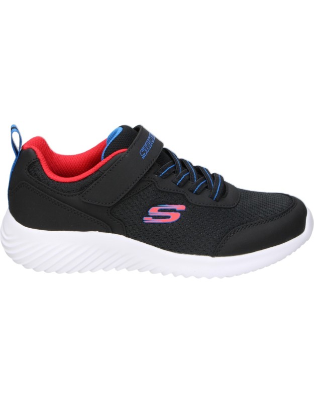 zapatillas skechers bounder techrox negras para nino 27