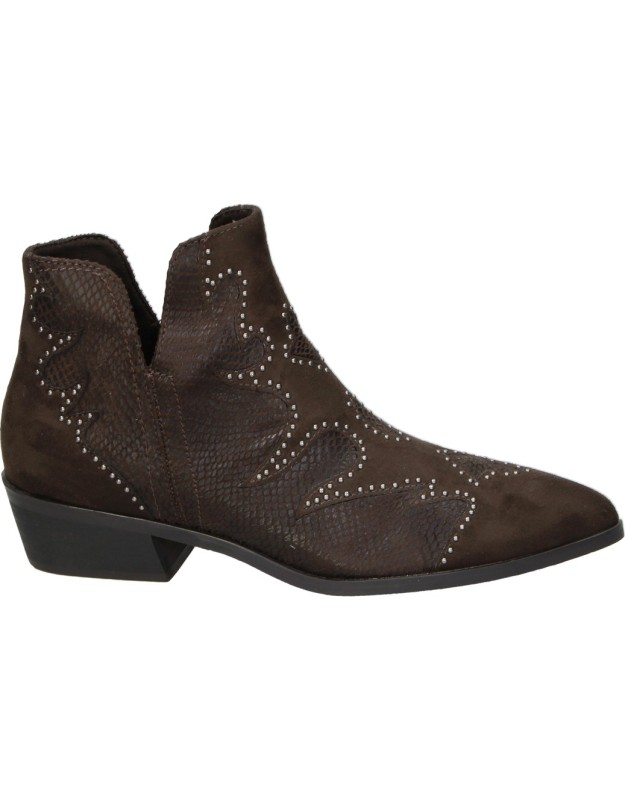 Botines camperos SKYDIVA Glow marrones con tacón