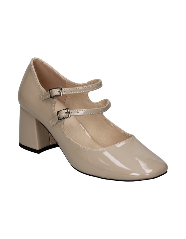 Zapatos de tacón SKYDIVA Rizz en color taupe