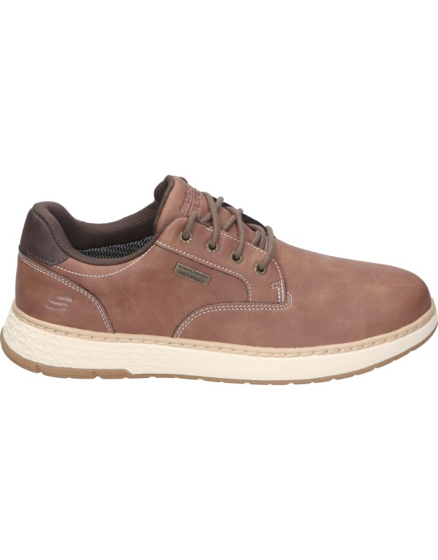 Zapato Waterproof Skechers Relaxed Fit Garlan Pryor marrón