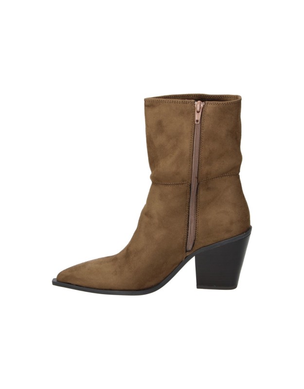 Botines camperos de tacón SKYDIVA Shippeo marrones