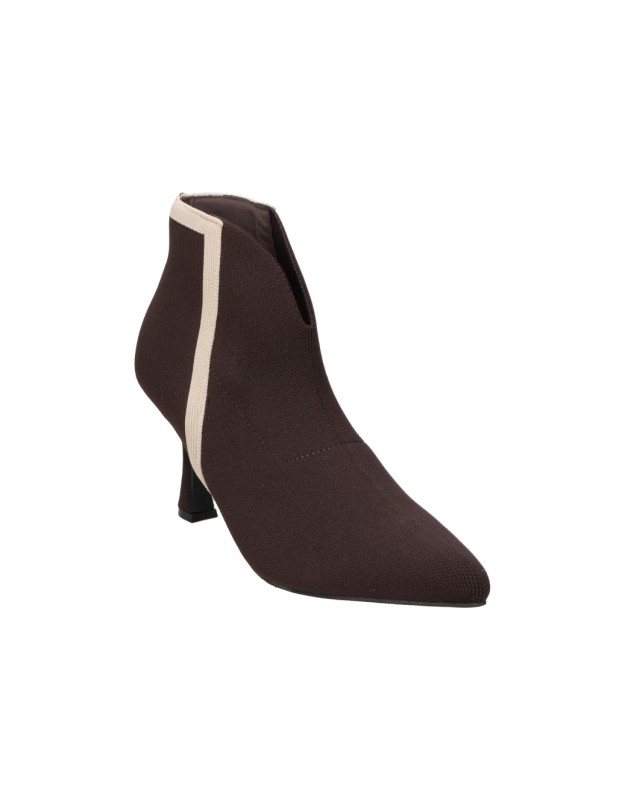 Botines de tacón elegantes BUONAROTTI a5434 en marrón