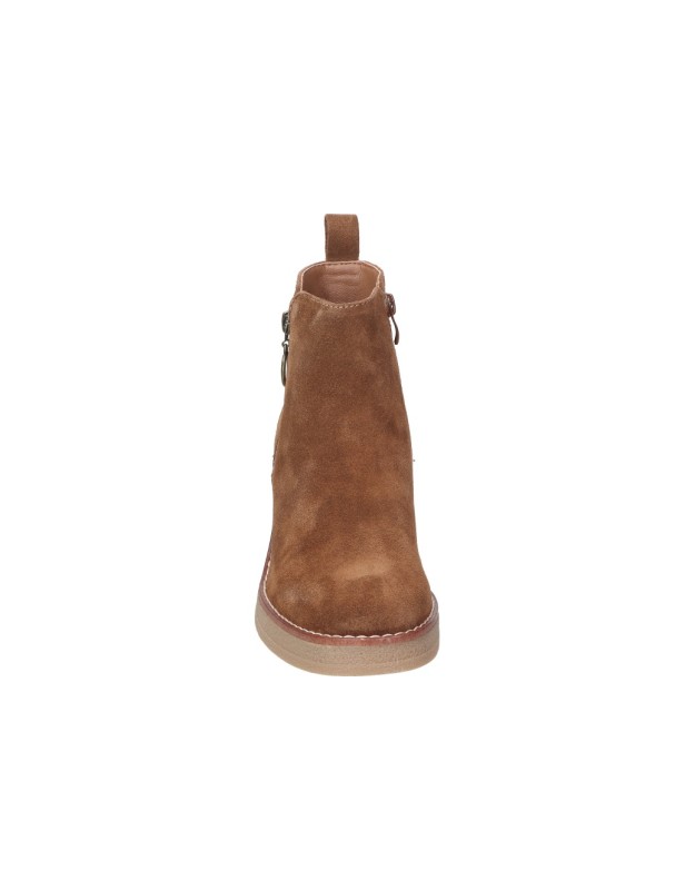 Botines de tacón BONAVENTURE b650-3 en color taupe