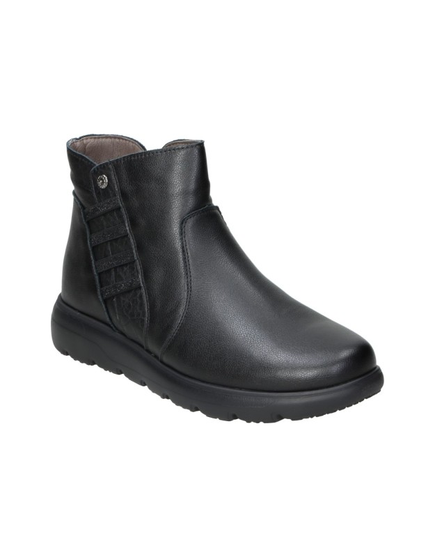 Botines de piel negros CALZAZUL-FLEX 4030